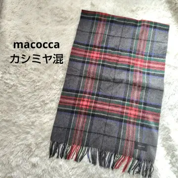 macocca 마코카 캐시미어 혼방 머플러 차콜 그레이