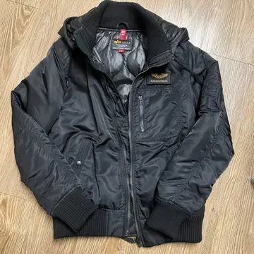 알파 후드 부착 MA-1 플라이트 자켓 M 사이즈