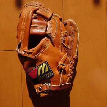 미즈노 야구 그로브 오른손잡이용 구 로고 프로페셔널 모델