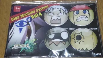 길티기어 기가마키나 시스템 캔뱃지 Vol.4