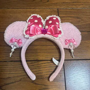 디즈니 핑크 머리띠 미니