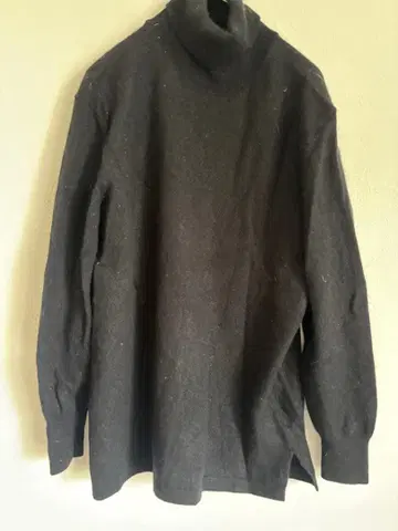 EDDY GRACE 터틀넥 스웨터 캐시미어 혼방 M 블랙