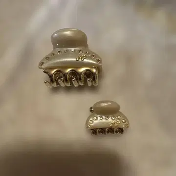 acca 크리스탈 헤어 클립 2개 세트