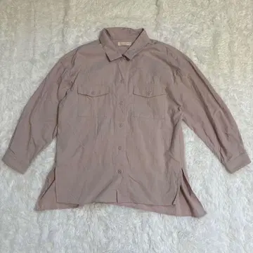 쇼콜라피네 로브 여성용 긴팔 셔츠 F 코튼 핑크 체형 커버