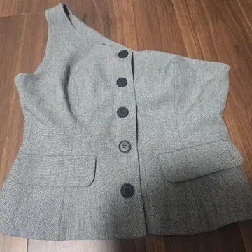 자라 ZARA 비대칭 베스트 S 사이즈