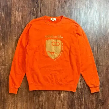 [ 구제 의류 ] adabat 맨투맨 트레이닝복 골프 긴팔 상의 오렌지