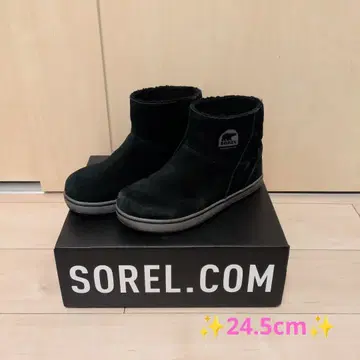 SOREL 블랙 숏부츠