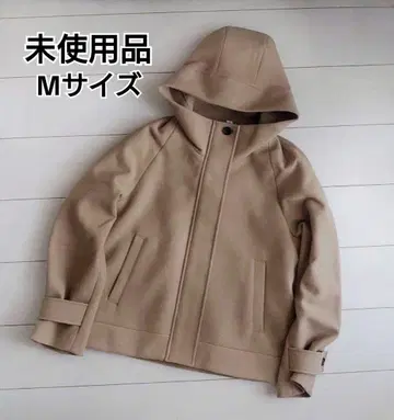 GU 코지 멜톤 숏 후디 코트 미사용