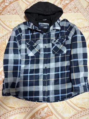 Hawke & Company 체크 무늬 자켓 XL