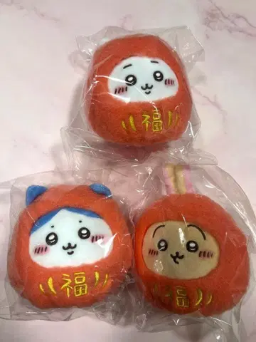 치이카와 (먼작귀) 달마가 되어버렸다! 굴러도 일어나는 봉제 인형 3세트