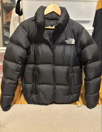 THE NORTH FACE 눕시 블랙 다운 자켓 일본 규격 L