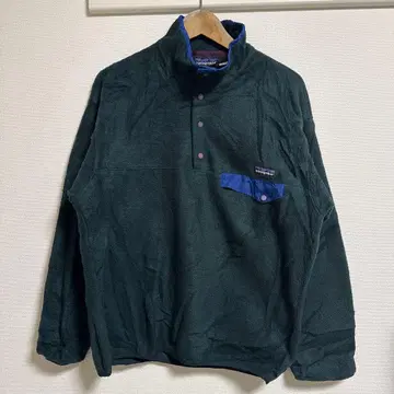90s patagonia 눈 없는 스냅T 플리스