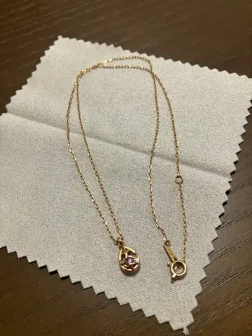 TAKE-UP K10 핑크 골드 목걸이