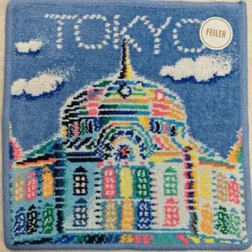 페일러 손수건 미사용 새상품 라브라리 도쿄 블루