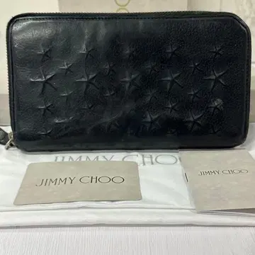 컨디션 최상 지미추 지갑 장지갑 스타 엠보싱 라운드 지퍼