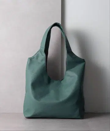 그린 토트백 합성 피혁