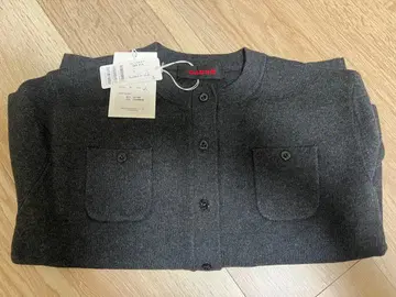 CABaN 코튼 캐시미어 크루넥 가디건 S