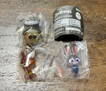 디즈니 주토피아 메지루시 액세서리 닉 주디 가챠