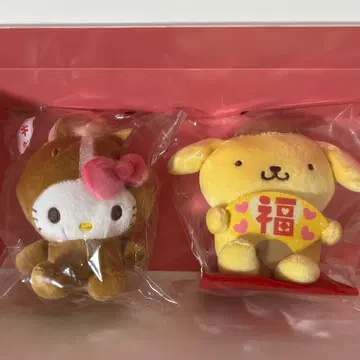 헬로키티 폼폼푸딩 봉제 인형