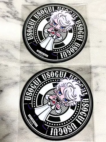 우소구이 캐릭터움 카페 바쿠 코스터 2장 세트