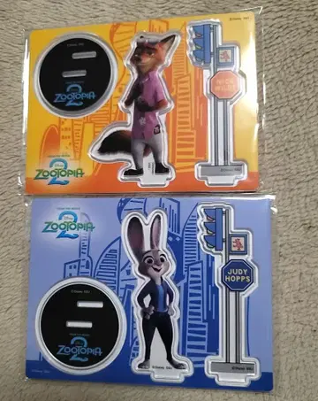 주토피아2 아크릴 스탠드 세트