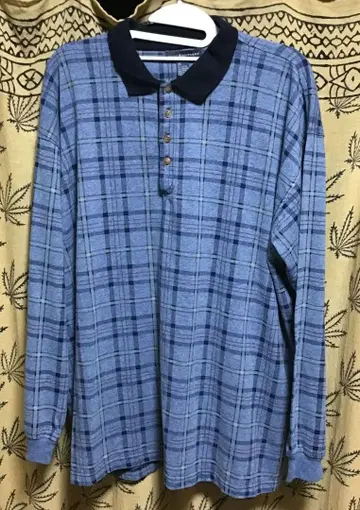 구제 의류! BASIC EQUIPMENT 체크 무늬 피케 셔츠