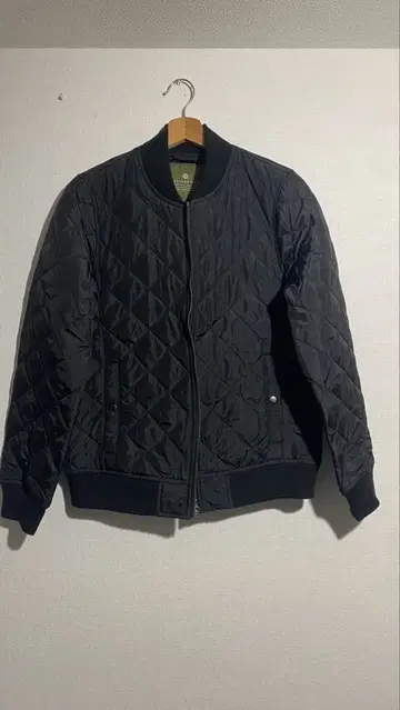 RESTORYTION 퀼팅 자켓 M 블랙 남성용 충전솜 경량