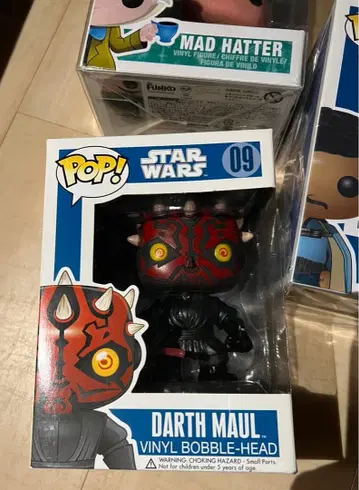 Funko pop 다스몰 파란색 박스 대문자