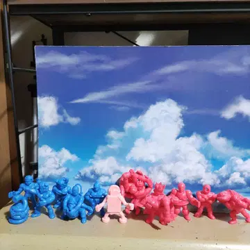 근육맨 지우개 여러가지 세트