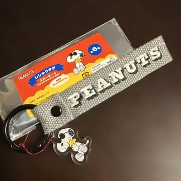 스누피 아크릴 마스코트 자수 택 조 쿨