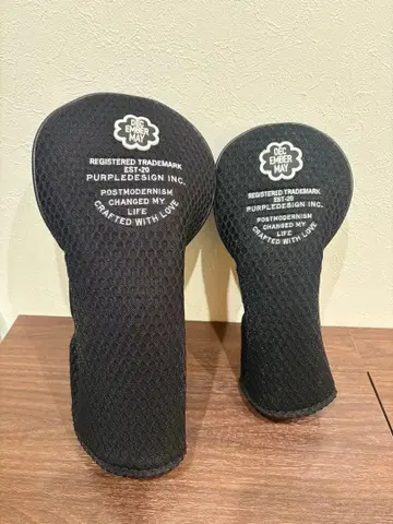 디셈버 메이 드라이버 페어웨이 우드 골프헤드커버 2개 세트 블랙