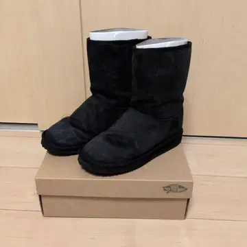 VANS 블랙 어그 부츠 박스 포함