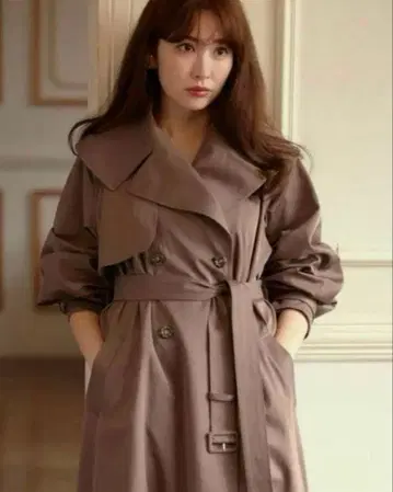 [ Herlipto ] Grace Long Trench Coat