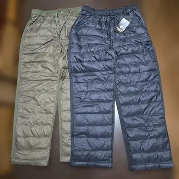 남성 바지 M 사이즈 카키&블랙 2개 세트