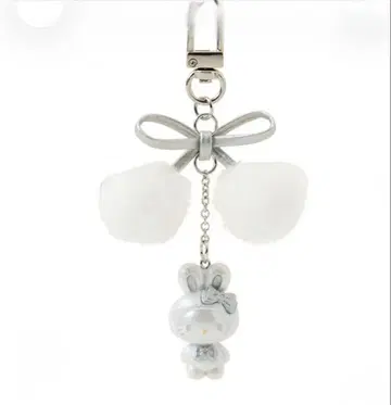 산리오 헬로키티 키링 폭신폭신 스노우래빗