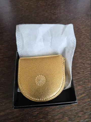 황궁 지갑 말발굽형 코인 케이스 골드