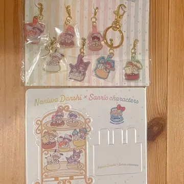 나니와단시 산리오 콜라보 로손 아크릴 스마트폰 스탠드 메탈 참