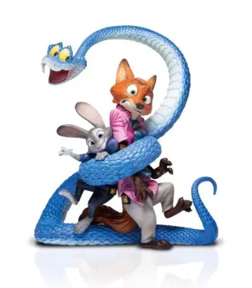 주토피아2 해피 복권 A상 포스터 피규어