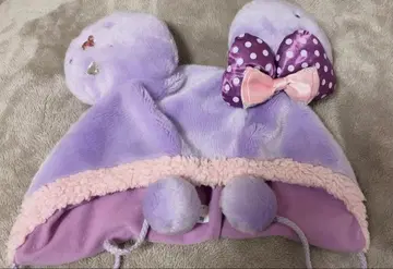 디즈니 미니 보라색 팬캡