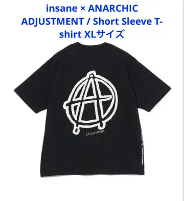 XL insane ANARCHIC ADJUSTMENT T-shirt 블랙