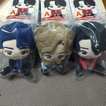 제일복권 미세스 A상 봉제 인형 마스코트 3종