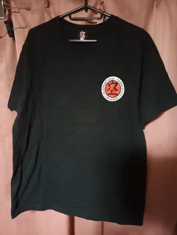 하늘 국제연맹 KUDO 티셔츠 L 사이즈 블랙 가라테