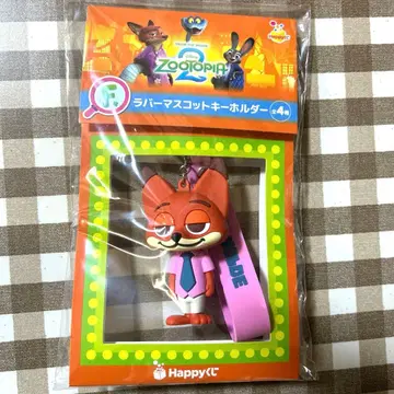 주토피아2 닉 러버 마스코트 키링