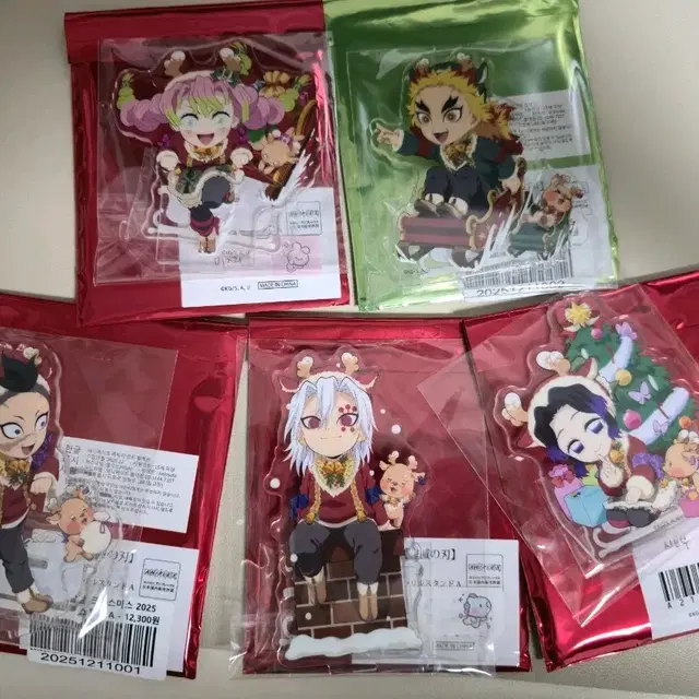 귀멸의 칼날 크리스마스 아크릴 스탠드