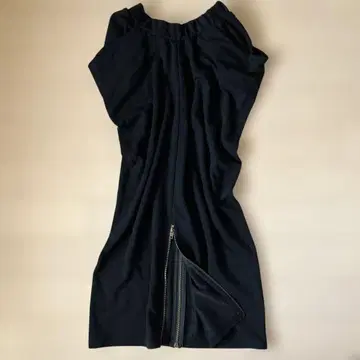 새상품 택 포함 HUG.U 타이트 스커트 변형 롱 맨투맨 밑단 지퍼