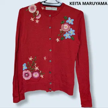 [양품] KEITA MARUYAMA 꽃 자수 가디건
