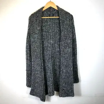 노브랜드 vintage 그레이 니트 가디건