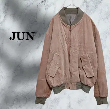 [준] 블루종 점퍼 MA-1 [F] 핑크 베이지 코듀로이