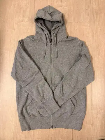 [ LOOPWHEELER ] 그레이 집업 후드티 XL