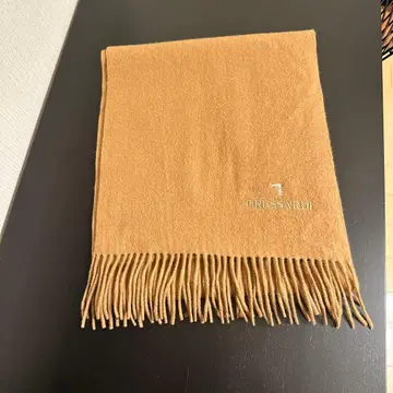 TRUSSARDI 캐시미어 100% 베이지 머플러